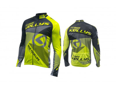 Kellys Jersey PRO Race long sleeve lime model 2016