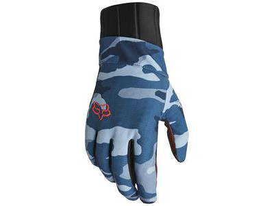 Fox Defend Pro Fire pánské rukavice Blue Camo