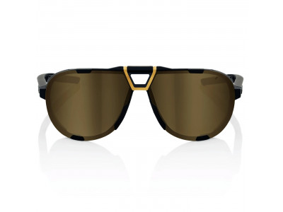 100% okulary rowerowe Westcraft Soft Tact Black/Soft Gold Mirror Lens