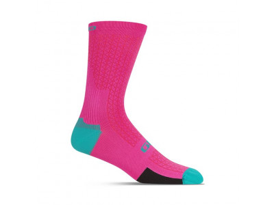 GIRO HRC Team ponožky Neon Pink/Screaming Teal