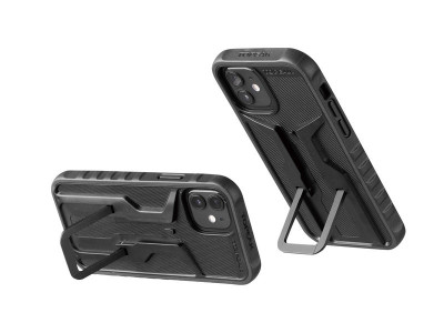 Husa Topeak RIDE CASE (iPhone 12 / 12 Pro) negru-gri (frontalăa suport)