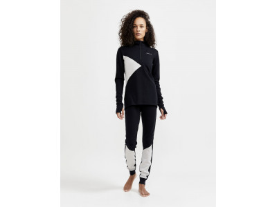 CRAFT ADV Nordic Wool H női póló, fekete