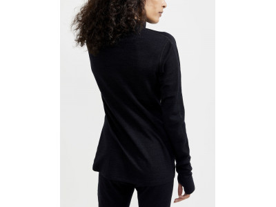 CRAFT ADV Nordic Wool H dámské triko, černá