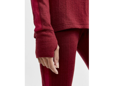 Tricou damă CRAFT ADV Nordic Wool H, roșu