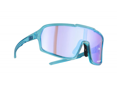 ARIZONA neon glasses, CRYSTAL SHINY CYAN frame, PHOTO BLUE lenses