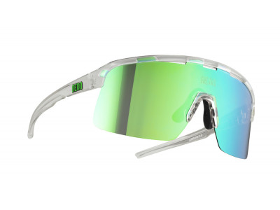 ARROW 2.0 neon glasses, CRYSTAL SHINY frame, GREEN glasses
