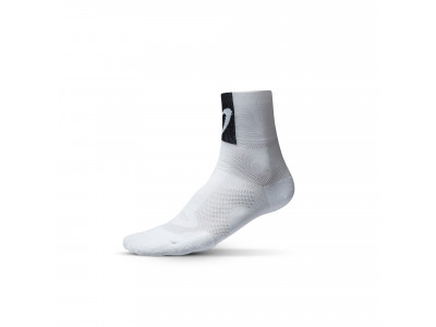 Isadore Cycling ponožky, biele