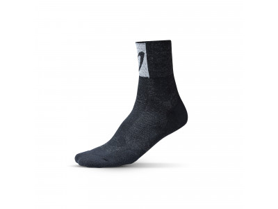 Isadore Merino socks, black