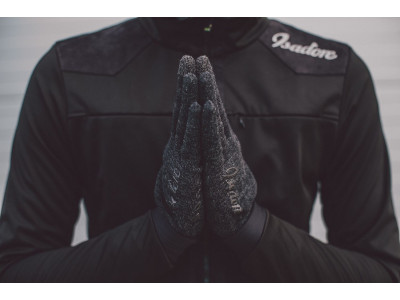 Isadore Merino gloves, black