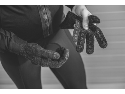 Rękawiczki Isadore Merino w kolorze czarnym