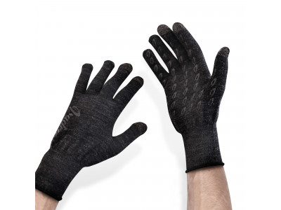 Isadore Merino rukavice, černé