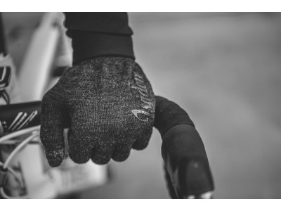 Isadore Merino rukavice, čierne