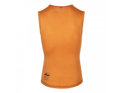 Isadore 100% Merino SL Herren-Unterhemd Golden Oak, orange