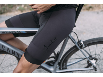 Isadore Cycling Bib Shorts férfi nadrág, fekete