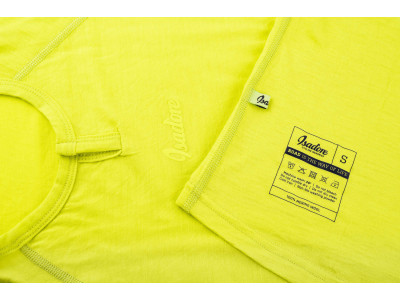Isadore 100% Merino SL men&#39;s undershirt Sulfur Spring, yellow