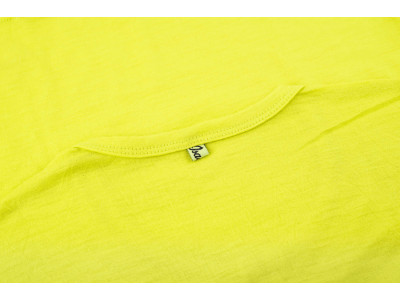 Tricou Isadore 100% Merino SL pentru bărbați Sulphur Spring, galben