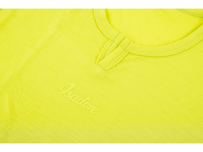 Isadore 100% Merino SS men&#39;s undershirt Sulfur Spring, yellow