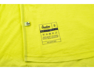 Isadore Damen-Unterhemd 100% Merino SS Baselayer Sulphur Spring, gelb