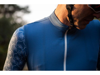 Isadore men&#39;s cycling jersey Signature Climber Hehuan, blue