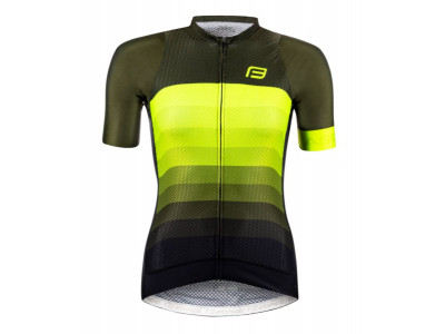 FORCE Ascent Lady women&amp;#39;s jersey, green/fluo