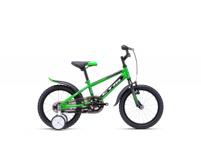 CTM TOMMY 16 detský bicykel, zelená/čierna