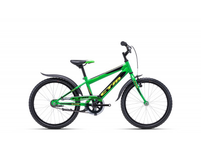 CTM SCOOBY 1.0 20 detský bicykel, zelená/čierna
