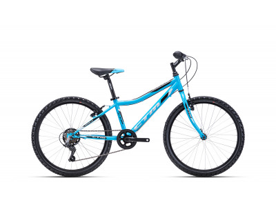 CTM BERRY 1.0 24 detský bicykel, modrá/čierna