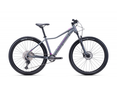 CTM CHARISMA 6.0  27,5&quot; dámsky bicykel, matná sivá/fialová