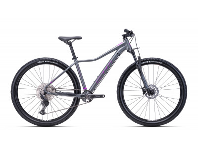 CTM CHARISMA 6.0  29 dámsky bicykel, matná sivá / fialová