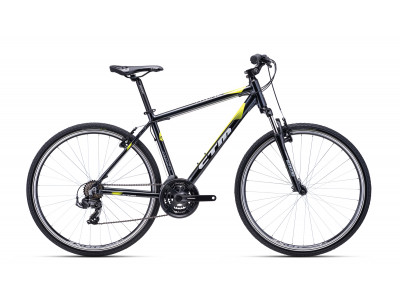 CTM TRANZ 1.0 28 bicycle, grey/lime