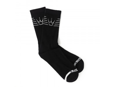 Peaty&#39;s Stripe ponožky, černá