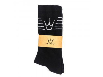 Peaty&#39;s Stripe Socks, Black