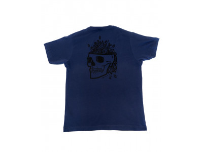 Peaty&#39;s Skull T-Shirt, Marineblau