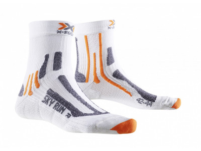 X-BIONIC RUN functional socks, white