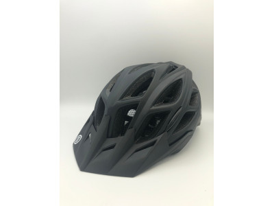 Neonowy kask rowerowy HID-S/M (55-58) - czarno/czarny