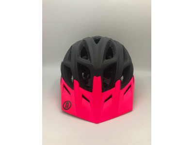 Neon kerékpár sisak HID-S/M (55-58) - fekete/rózsaszín