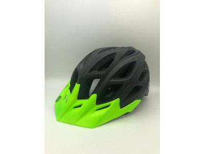 Neon cyklistická prilba HID-S/M (55-58) - čierno/zelená