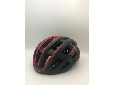 Neon cyklistická prilba SPEED-S/M (54-57) - čierno/červená