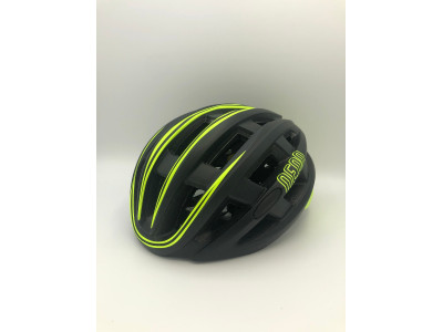 Neon cyklistická prilba SPEED-S/M (54-57) - čierno/žltá