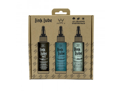 Peaty&#39;s Linklube All Seasons Gleitmittelset, 3x60 ml