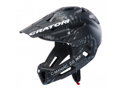 Cratoni C-Maniac 2.0 MX helmet, black/anthracite/matte