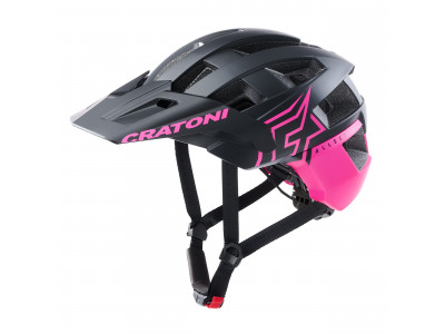 CRATONI AllSet Pro Helm, mattschwarz/rosa