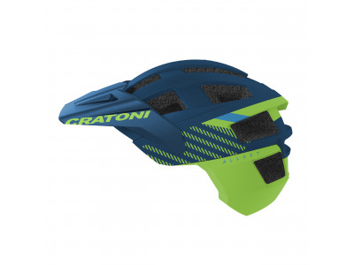Cratoni AllSet Pro Jr. helmet, blue-green/matte