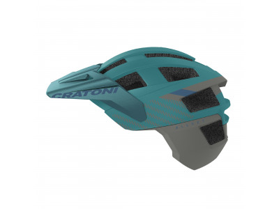 CRATONI AllSet Pro Jr. helmet, anthracite matt/turquoise