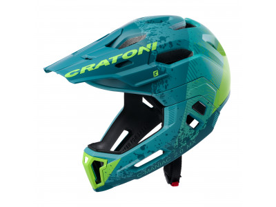 Cratoni C-Maniac 2.0 MX Helmet, Green/Petrol/Matte