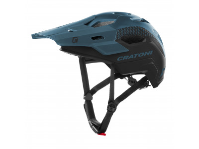 CRATONI C-Maniac 2.0 Trail Helm, schwarz/petrolblau