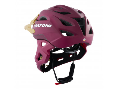 CRATONI C-Maniac helmet, plum/gold matt