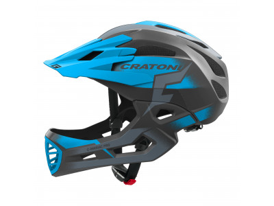 Cratoni C-Maniac Pro helmet, grey/blue matte