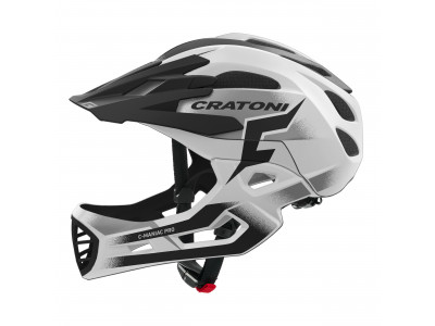 CRATONI C-Maniac Pro Helm, weiß/schwarz matt