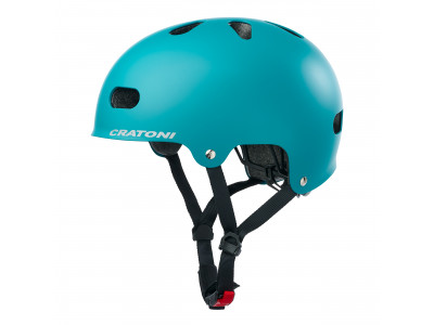 Cratoni C-Mate Jr. matte turquoise helmet